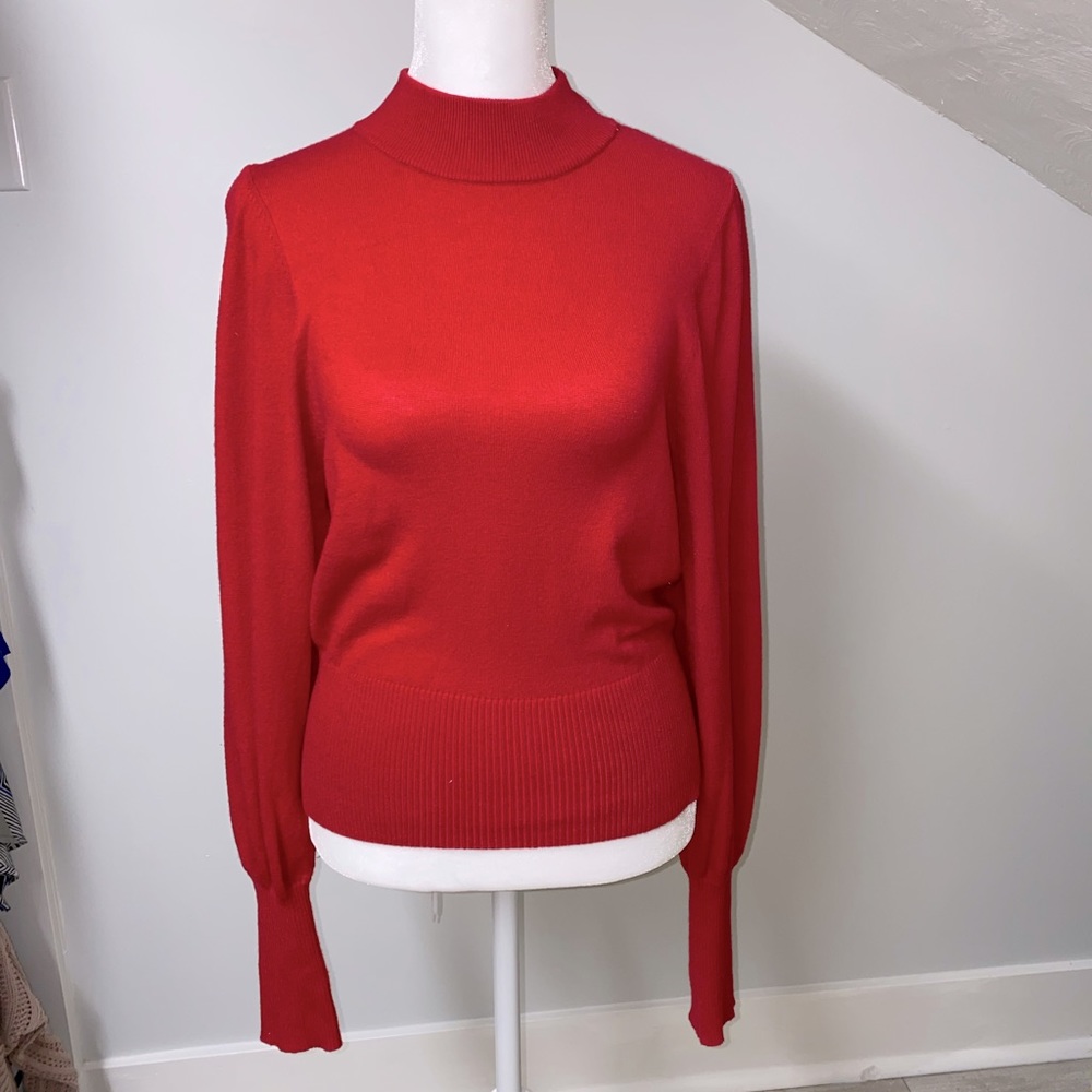 EXPRESS Vibrant Red Sweater small